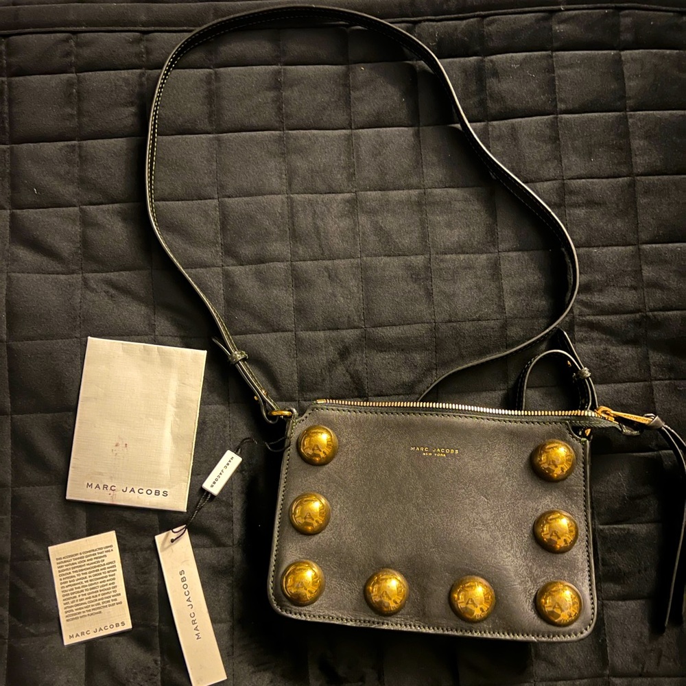 Marc Jacobs Black Bag with Gold Hardware